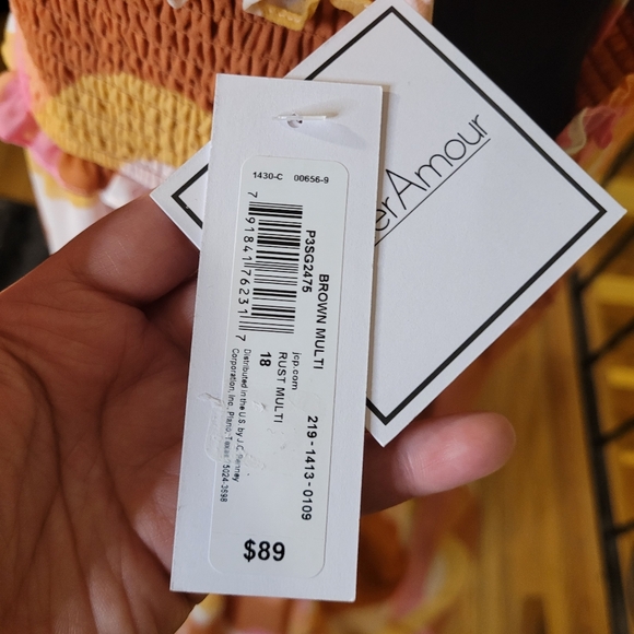 Premier Amour Womens Sleeveless Multicolor Halter Maxi Dress Halter Size 18 Plus - Picture 10 of 16